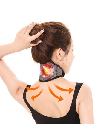 IBLUELOVER Self-Heating Magnetic Neck Support Brace | Adjustable Cervical Collar for Pain Relief | Compression Neck Protector for Men, Women, Elderly - Buy Online on GoSupps.com