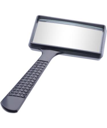 3X Handheld Square Magnifying Glass Reading Aid Lens for Seniors - Ideal for Low Vision, Books, Maps, Hobbies, and Coins - Buy Online on GoSupps.com