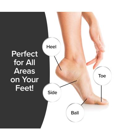 PedEgg Jumbo - As Seen On TV | Effortlessly Remove Calluses & Dry Skin | Easy Reach Handle & 300% More Microfiles for Smooth Feet - Buy Online on GoSupps.com