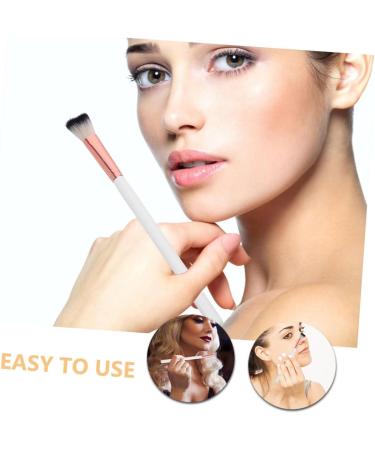 Didiseaon Fish Tail Brush Blush Brush Highlighter Makeup Tool Contour Brush Nose Brush Miss White Simple Paint 18.50X1.00X1.00CM White - Buy Online on GoSupps.com