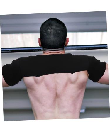 NOLITOY Double Shoulder Brace for Weight Lifting | Supportive Shoulder Strap & Compression Sleeve for Women | Sports Shoulder Pads | Black - Buy Online on GoSupps.com