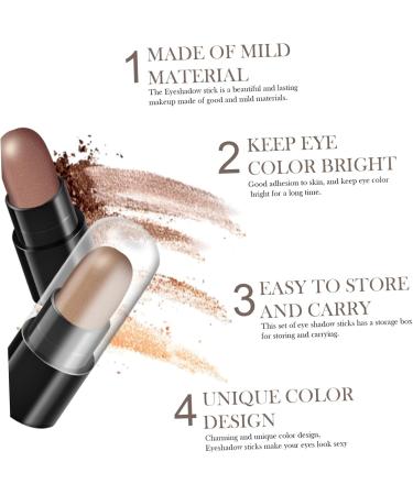 BELLIFFY 1box 12 Shadow Box Girl Makeup Eyeshadow Pen Colorful Eyeshadow Stick Beautiful Eye Cosmetics Eye Shimmer Pen Girl Cosmetics Eyeshadow Stick Beauty Eyeshadow Pen - Buy Online on GoSupps.com