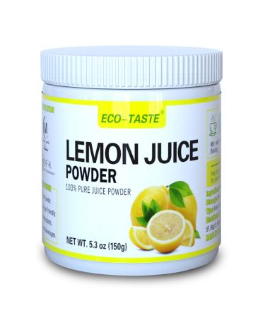 Lemon Juice Powder, 5.3oz(150g), 100% Pure, Vegan, No Additives, Non-GMO
