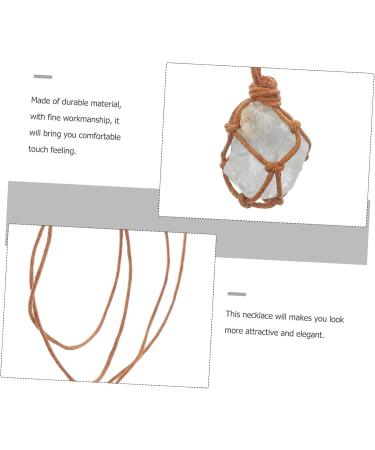 Gatuida Jewelry Natural Decorative Miss Pendant Hexagonal Stone East Necklace China Charm Decor Girls - Buy Online on GoSupps.com