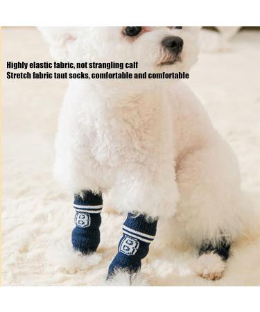 Pssopp Elbow Protectors for Dogs Elbow for Pets Cute Pack of 4 Stylish Letter Pattern Comfortable Elastic for Large Dogs for Small Dogs (L) - Buy Online on GoSupps.com