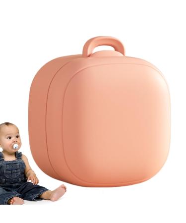 Anulely Portable Silicone Pacifier Cover - Ideal Pacifier Holder for Outdoor Walks | Durable & Travel-Friendly - Buy Online on GoSupps.com