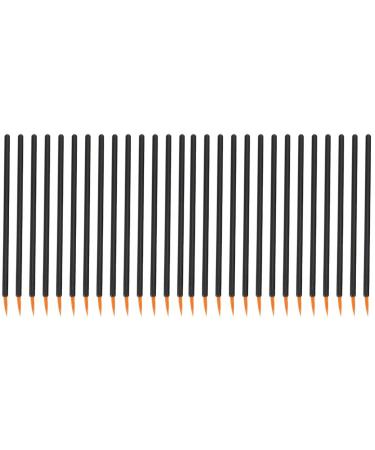 FOMIYES 200 Pcs Disposable Eyeliner Brush Tools Professional Cosmetic Applicator Woman Hard Head 9x6.5cmx2pcs Blackx2pcs