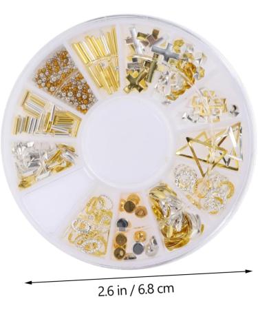 minkissy 9 Boxes Nail Art Accessories Nail Art Jewels Bling Ornaments Rivet Manicure Sticker Metal Nail Sequins Manicure Diy Decor Nail Decals Metal Stickers 3d Plastic - Buy Online on GoSupps.com