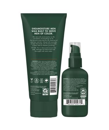 Buy SheaMoisture Beard Care Set for Men Nourishing Beard Wash & Oil with Maracuja Oil & Shea Butter - International Shipping Available - Buy Online on GoSupps.com
