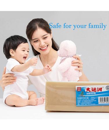 Grand Canal Old Soap Underwear Cleaning Soap Stain Remover Laundry Soap Stain Remover for Clothing Underwear Shoes Bedclothes Carpet (Color : Yellow) - Buy Online on GoSupps.com