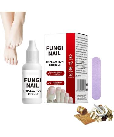 Toenail Fungus Treatment Overnight Long Lasting Nail Treatment for Athletes Foot Thick Broken Discolored and Damaged Nails 15 Ml05 Oz 1 pcs