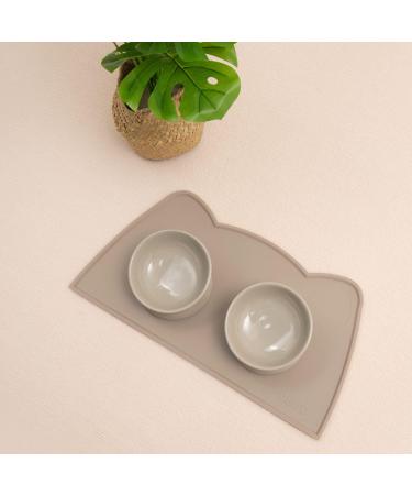 Buy Ohmo Non-Slip Bowl Pad for Small Dogs & Cats - Waterproof 46x25cm Beige - Ideal Base for Cat Bar - International Shipping Available - Buy Online on GoSupps.com