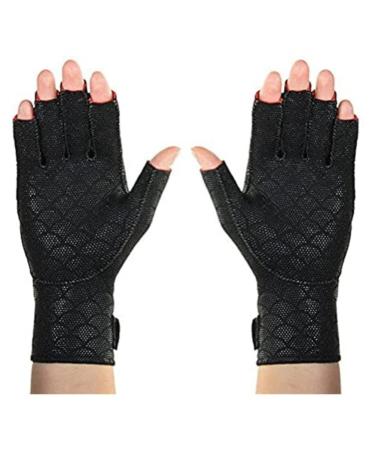 Thermoskin Premium Arthritic Gloves, Black,Thermoskin Premium Arthritic Gloves Pair, Black, Relieves Arthritic Pain in Fingers and Hand, Size Small