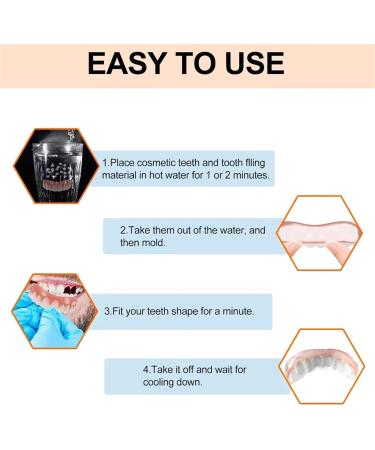 Sayeybu Veneers for Artificial Teeth | Instant Smile Dental Replacement & Flexible Cosmetic Teeth Set - Buy Online on GoSupps.com
