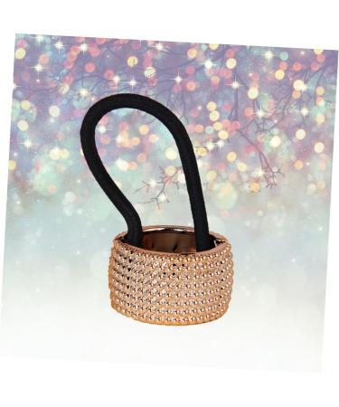 FRCOLOR Punk Hair Tie Hair Elastics Hair Band Large Ponytail Holders Hair Ties for Women Elastic Hair Ties for Lady Women Girls Headwear for Women Ponytail Cuff Headgear Miss Rhinestones - Buy Online on GoSupps.com