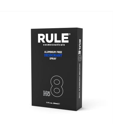 Buy RULE Body Spray Deodorant for Men - Aluminum Free Natural Ingredients Long Lasting Odor Neutralizer Vegan & Cruelty-Free - 1.1 oz - Buy Online on GoSupps.com