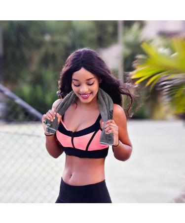 Wuwahold Microfiber Gym Towels 3 Pack - Exercise, Fitness, Sports & Workout Towels - 380 GSM 15 x 31 Bath Towels in Grey, Blue, Purple - Buy Online on GoSupps.com