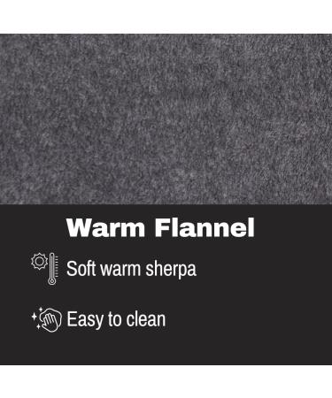 Spyder Waterproof Stadium Blanket 50 x 72 - Heather Gray/Black - Ideal for Camping, Picnics, Beach, Concerts - Buy Online on GoSupps.com