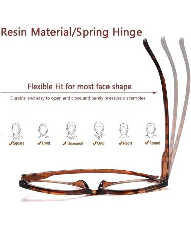 EYEURL 4 Pack Cat Eye Reading Glasses for Women - Blue Light Blocking Lightweight UV Fashion Eyeglasses +1.50 Anti Eyestrain - 1.5x Magnification Mix Color Set - Buy Online on GoSupps.com