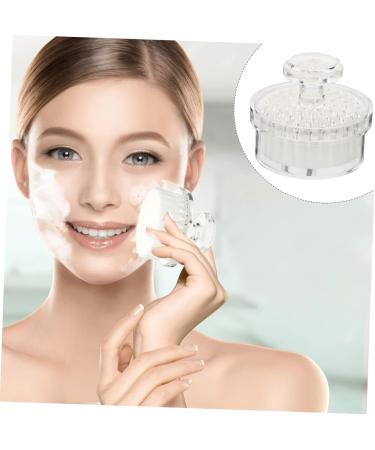 Cleansing Brush face Brush face Facial Brush Blackhead Scrubber Manual Brush Makeup Removal Brush Silicone face Cleaner pp Makeup Remover Brush White The face - Buy Online on GoSupps.com