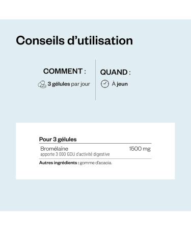 Bromela ne - Enzyme Anti-Inflammatoire - Extraite de la Tige de l'Ananas - Soutient le Syst me Immunitaire - Aide la Digestion et la R cup ration - DrCaps - Vegan - Supersmart - Buy Online on GoSupps.com