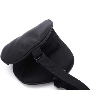 Shop Lulusilk 100% Silk Adjustable Sleep Mask - Premium Eye Mask for Men & Women - Black - Buy Online on GoSupps.com