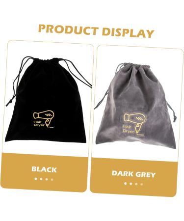 Baluue 2pcs Hair Dryer Bag Multifunctional Bag Toiletry Travel Bag Storage Bags for Travel Flannel - Buy Online on GoSupps.com