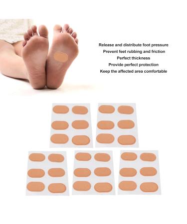 Foot Callus Cushion Toe Pads - Prevent Friction & Distribute Pressure - 30pcs Skin Color Corn Cushions - Buy Online on GoSupps.com