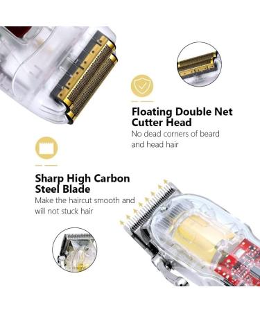 Hair Clippers for Men Electric Hair Clippers Rechargeable Shaver Beard Trimmer High Carbon Steel Blade Barber Hair Cutting Home Use Fast Charging Clipper Shaver Set - Buy Online on GoSupps.com