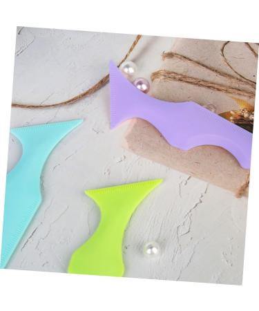 Angoily Eyelash Tool 6 Pcs Silicone Beauty Ruler Eye Shadow Makeup Tools Makeup Stencils Aid Eyeliner Brush Cosmetic - Buy Online on GoSupps.com