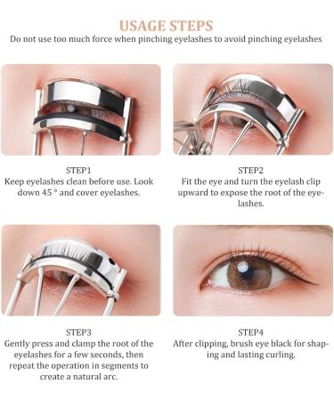 Professional Eyelash Curler with Built-in Comb - Fits All Eye Shapes - Purple Eyelashes Accessories for Perfect Lashes - Buy Online on GoSupps.com