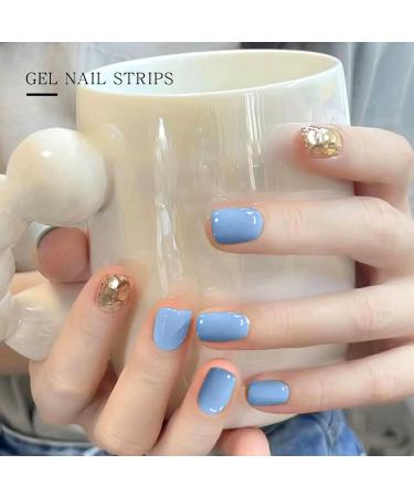JMEOWIO Blue Gel Nail Foils - Self-Adhesive Nail Stickers for Stunning Nail Designs & International Shipping - Buy Online on GoSupps.com