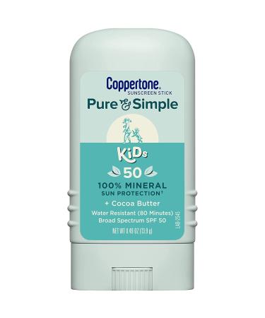Coppertone Kids Sunscreen Stick SPF 50 - Broad Spectrum Protection (4 Pack 0.46 oz Each) | International Shipping - Buy Online on GoSupps.com
