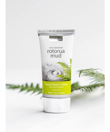 Wild Ferns Rotorua Mud Facial Wash Cr me with Lime Blossom - 130ml | Refreshing Cleanser for Glowing Skin | International Shipping Available - Buy Online on GoSupps.com