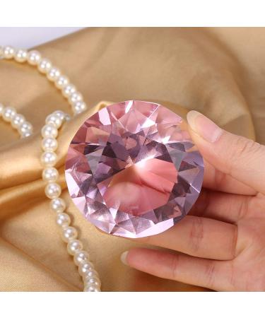 Nail Art Display - Biuzi White Pink Glass Crystal Diamond Hand Model Ornament for Manicure Accessories - Buy Online on GoSupps.com