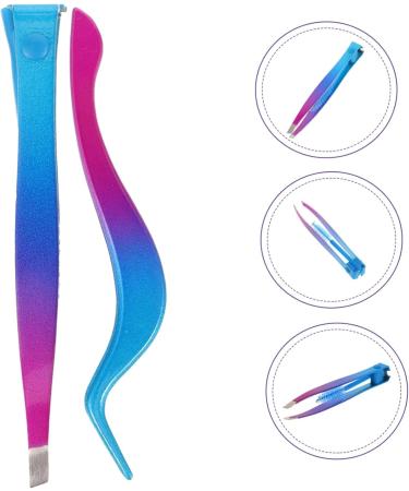MAGICLULU 1 Set Double-end Eyebrow Tweezers Precision tweezer for Eyebrows Miss Set Tweezers Fake Eyelashes Eyebrow Clip Precision Eyebrows Tweezers Tweezers for Women Facial Hair - Buy Online on GoSupps.com