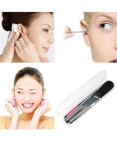 UINKE 5 Pcs Stainless Steel Ear Pick Set with Storage Box - Ear Curette Ear Wax Remover - Buy Online on GoSupps.com