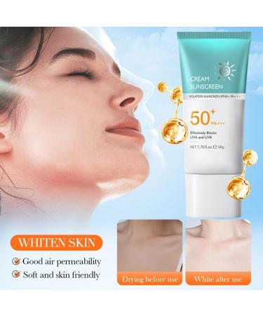  MAOYING Sunscreen moisturizing sunscreen sun protection for face and body Prep Cream SPF50 sweat-resistant extreme long UVA protection for all skin types - Buy Online on GoSupps.com
