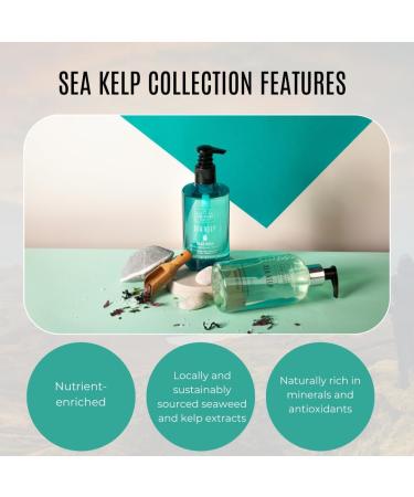 Scottish Fine Soaps - Marine Spa Sea Kelp Replenishing Shower Cream - Enriched With Soya Oil and Vitamin E - For Healthy and Rehydrated Skin - Vegan Friendly - 200ml - Buy Online on GoSupps.com