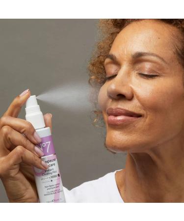 No7 Menopause Skincare Instant Cooling Mist - Daily Relief for Hot Flashes Moisturizing Facial Mist with Glycerine & Rosewater (100 ml - Buy Online on GoSupps.com