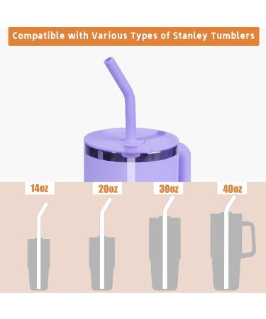 IFORYONLIFE 5 Pack Silicone Press in Straw for Stanley 40oz Tumbler Accessories Replacement Straw Bite Valve for Stanley Cup - Buy Online on GoSupps.com