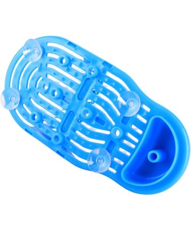  purateur de Pieds de Douche avec Ventouses Am liore la Circulation Sanguine limine les Peaux Mortes Massage Nettoyeur de Pieds pour la Maison Bleu - Buy Online on GoSupps.com
