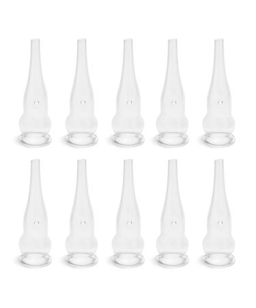 Elitzia Quatre types de tubes en verre absorbant les points noirs d'acn multi-usages pour lectroth rapie et beaut kit de 10 du m me type ETD215SA (forme de citrouille)