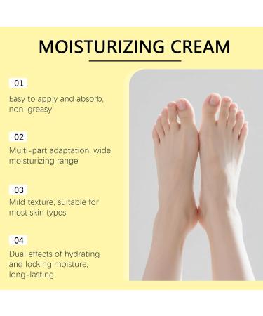  HNYXEQJL Set of 4 moisturizing foot creams with urea for cracked heels and dry skin tea tree oil callus remover gel moisturizing and anti-crack cream - Buy Online on GoSupps.com