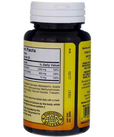 Nature's Blend Calcium Magnesium Zinc 100 Tablets (Pack of 12) - Buy Online on GoSupps.com