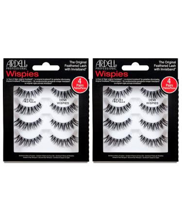 Ardell Demi Wispies False Eyelashes Black Eye Make-Up Enhancement Full Volume Strip Lashes - 4 pairs 2 Pack - Buy Online on GoSupps.com