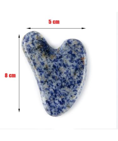 Natural Stone Jade Gouache Scraper Rose Quartz Facial Gua Sha Tools Neck Massager for Face Lifting Beauty Health Pink Natural Stone (Color : Blue) - Buy Online on GoSupps.com