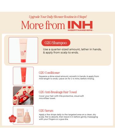 INH Hair Biotin Shampoo with Caffeine & Green Tea | Natural & Vegan Scalp Stimulator for Hair Growth | Sulfate Free Clarifying Shampoo 8 oz - Buy Online on GoSupps.com