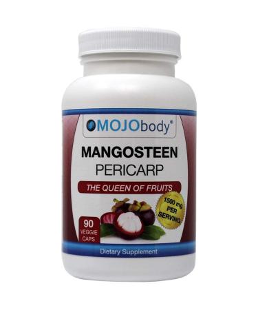 MOJObody Mangosteen Pericarp Capsules  1500mg per Serving  90 Veggie Capsules  Xanthone and Nutrient Rich - Buy Online on GoSupps.com