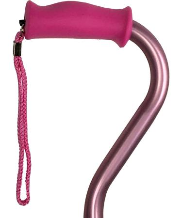 PCP Cane Hand Grip Replacement Medium-Firm Split Rubber Palm Cane Grips Pink - Buy Online on GoSupps.com